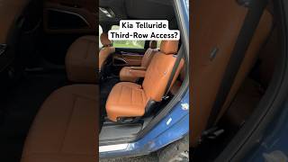 ThirdRow Access in the Kia Telluride [upl. by Nnaassilem]