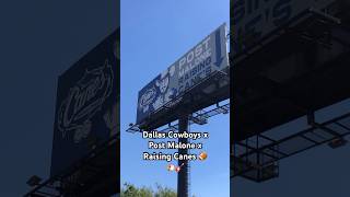 Post Malone x Dallas Cowboys x Raising Cane’s Restaurant dallas postmalone fyp subscribe [upl. by Leighton]