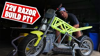 The Razor RSF650 Mini Moto Build is FINALLY Happening [upl. by Annoiek592]