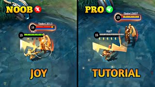 JOY TUTORIAL 2023  MASTER JOY IN JUST 15 MINUTES  BUILD COMBO AND MORE  MLBB [upl. by Fox]