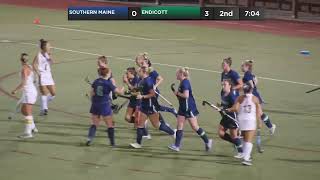 Endicott Field Hockey Highlights vs Southern Maine 092524 [upl. by Lundell]