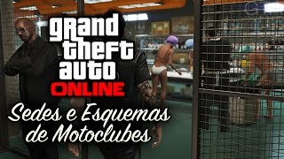 GTA Online  Sedes e Esquemas de Motoclubes Todas as Propriedades [upl. by Cowley436]