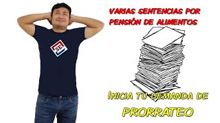 PRORRATEO  cuando tienes muchas sentencias por pensión de alimentos💸🤷‍♂️ [upl. by Kinsman]