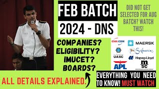 FEB BATCH 2024  DNS SPONSORSHIP  COMPANIES and COLLEGES  Seats Available ALL INFORMATION SHARED [upl. by Burnie]