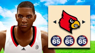 I Rebuilt Louisville In NCAA Basketball [upl. by Noirda]