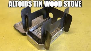 Altoids Tin Wood Stove [upl. by Nibbor598]