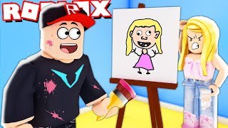 NARYSOWAŁEM BELLĘ JAK MI POSZŁO 😂 Roblox Paint N Guess  VITO I BELLA [upl. by Eizle]