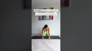 5 Stretches and Exercises for Lower Back Pain Relief 5 Best Core Exercises for Back Pain youtubes [upl. by Dash]