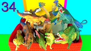 13 Incredible Dinosaurs Toy Collection Spinosaurus Tyrannosaurus Allosaurus Kids Toys [upl. by Eterg855]