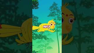 fairytalesstory chidiyaaurkauwakikahani childrensstories indiananimation toonichidiyaanimation [upl. by Ycak]