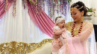 Lilybelles Weaning Ceremony  Baje Boju having a blast  Nepali Vlog [upl. by Kamila]