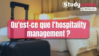 Questce que lhospitality management et comment sy former [upl. by Aicelet]