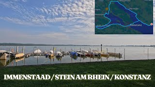 Teil 1  125 km Rundfahrt BodenseeUntersee Stein am Rhein CH Konstanz ♡ rennrad video [upl. by Adrahs220]