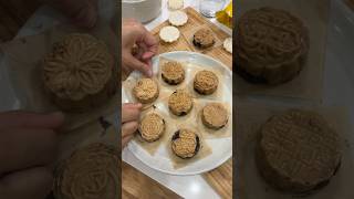 2Ingredient Mooncake Recipe No baking shorts mooncake dairyfreedessert [upl. by Mullins]