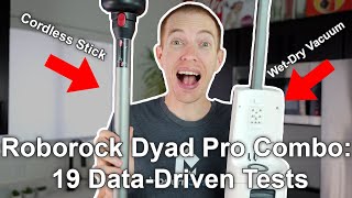 Roborock Dyad Pro Combo Review WetDry Cordless Stick Combo Tested [upl. by Etireuqram499]