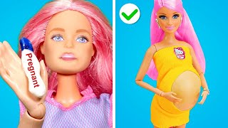 Barbie Está Embarazada HACKS DE MUÑECAS RICAS vs POBRES  Gadgets Increíbles amp Artesanías Geniales [upl. by Devan]