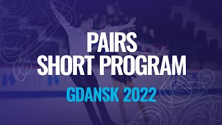 Pairs Short Program  Gdansk 2022  JGPFigure [upl. by Onfre]