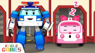 일어나 폴리 Wake up Poli  폴리 습관놀이  Poli Game  Robocar Poli  KIGLE GAMES [upl. by Karil295]