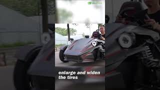 The Trike Roadster go skart1 is similar ATV electric racing [upl. by Daisie]