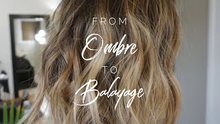 From Ombre to Balayage  Hair Tutorial [upl. by Anitsuj]