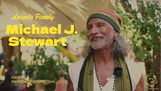 Michael J Stewart über das Ananda Spirit Festival [upl. by Ahsitul941]