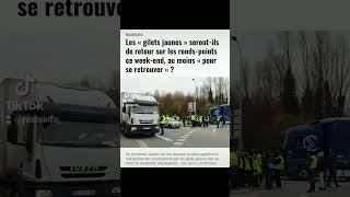 Les«gilets jaunes»serontils de retour sur les rondspoints ce weekendau moins«pour se retrouver» [upl. by Launcelot827]