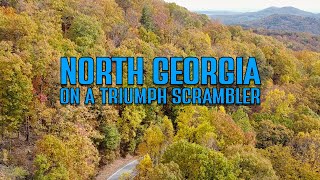 Daytripping  North Georgia on a Triumph Scrambler [upl. by Nimesh328]