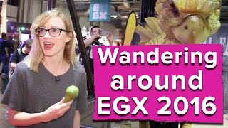 Wandering around EGX 2016 feeding pears to Chocobosand much more [upl. by Gerger]