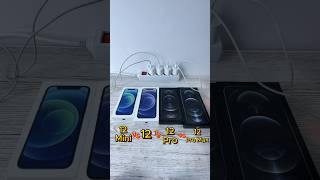 iPhone 12 Mini VS 12 VS 12 Pro VS 12 Pro Max Power On Boot Speed Test Comparision [upl. by Solracnauj]