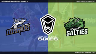 Melbourne Makos v Brisbane Salties  2024 Major League Sixes  Womens [upl. by Herby697]