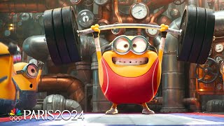 Minions get into the Olympic spirit during Opening Ceremony  Paris Olympics  NBC Sports [upl. by Jeanelle477]