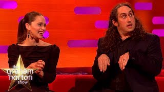 Emilia Clarke Cannot Handle Ross Nobles Nativity Story  The Graham Norton Show [upl. by Yla]