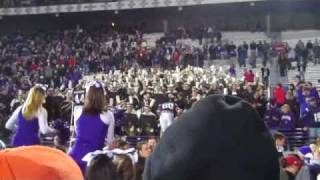 Northwestern fight song Marching Band plays school song [upl. by Dnalon]