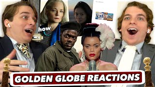 2021 Golden Globe Awards REACTION [upl. by Nauqyt]