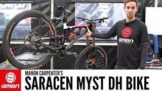 Manon Carpenters Saracen Myst Downhill Bike [upl. by Grimaldi]