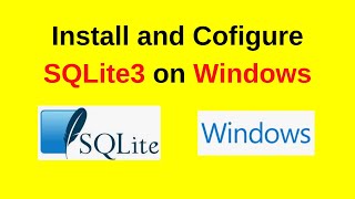 How to download install and configure SQLite 3 on Windows 1011  Install SQLite 3 on Windows  2024 [upl. by Jairia]