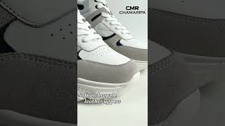 10 CM  394 Inches  CMR Chamaripa Height Increasing Shoes  Mens High Top Suede Leather Sneakers [upl. by Burns]