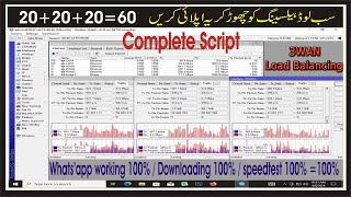 3 WAN Load Balancing in Mikrotik  3 WAN Load Balancing Script  Load Balancing Script [upl. by Anaigroeg]