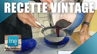 Recette  le vin chaud à la cannelle  Archive INA [upl. by Ettelliw389]