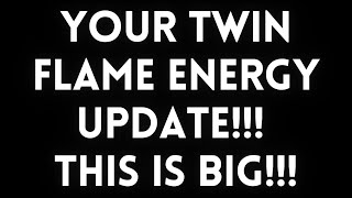 TWIN FLAME LOVE TODAY  YOUR TWIN FLAME ENERGY UPDATE THIS IS BIG [upl. by Knowland]