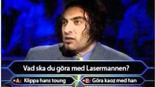 Laserturken  Vem Vill Bli Miljonär Miljonturken MÅSTE SE [upl. by Epilef]