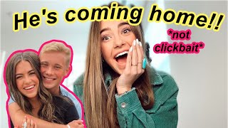 my boyfriend is COMING HOME not clickbait  Alyssa mikesell [upl. by Eeltrebor988]