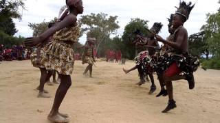 Traditional Dance Muzokomba Primary School Zimbabwe [upl. by Yelsnik]