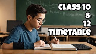 CBSE Board Exam 2025 Full Timetable for Class 10 amp 12 Key Subjects amp Dates [upl. by Lehteb]