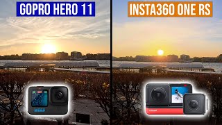 GoPro Hero 11 vs Insta360 One RS ULTIMATE COMPARISON [upl. by Yelyac354]