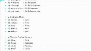 Analogias 6º y 1 sec R Verbal [upl. by Darnall]