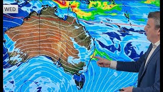 Australia 7 Day rain amp temperature trend forecast [upl. by Marentic]