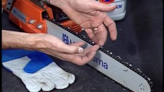 Chainsaw Chain Maintenance [upl. by Meekar]