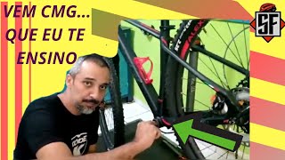 Engraxar Press fit da sua bicicleta Com essa dica vc vai conseguir [upl. by Naasah]