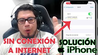 El iPhone se Conecta al Wifi pero Aparece Sin conexión a internet  Configurar IP y Dns [upl. by Consolata]